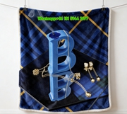 Burberry Check Print Flannel Fleece Sofa Throw Blanket B267